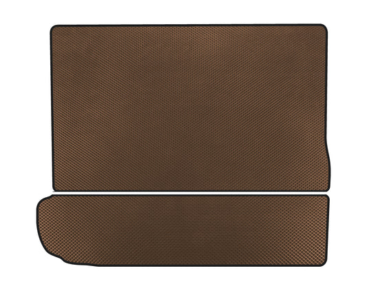 EVA trunk mat (folded 3rd row, Brown) for Citroen C-4 Picasso 2013-2022 - image 1