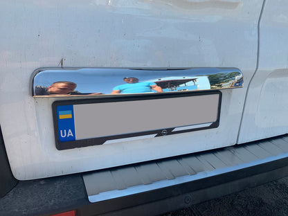 Stainless steel trim above license plate for Nissan NV300/Primastar 2016- - image 6