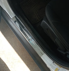 Stainless Steel Door Sill Protectors Carmos V1 (4 pcs) for Ford Focus III 2011-2017 - image 2