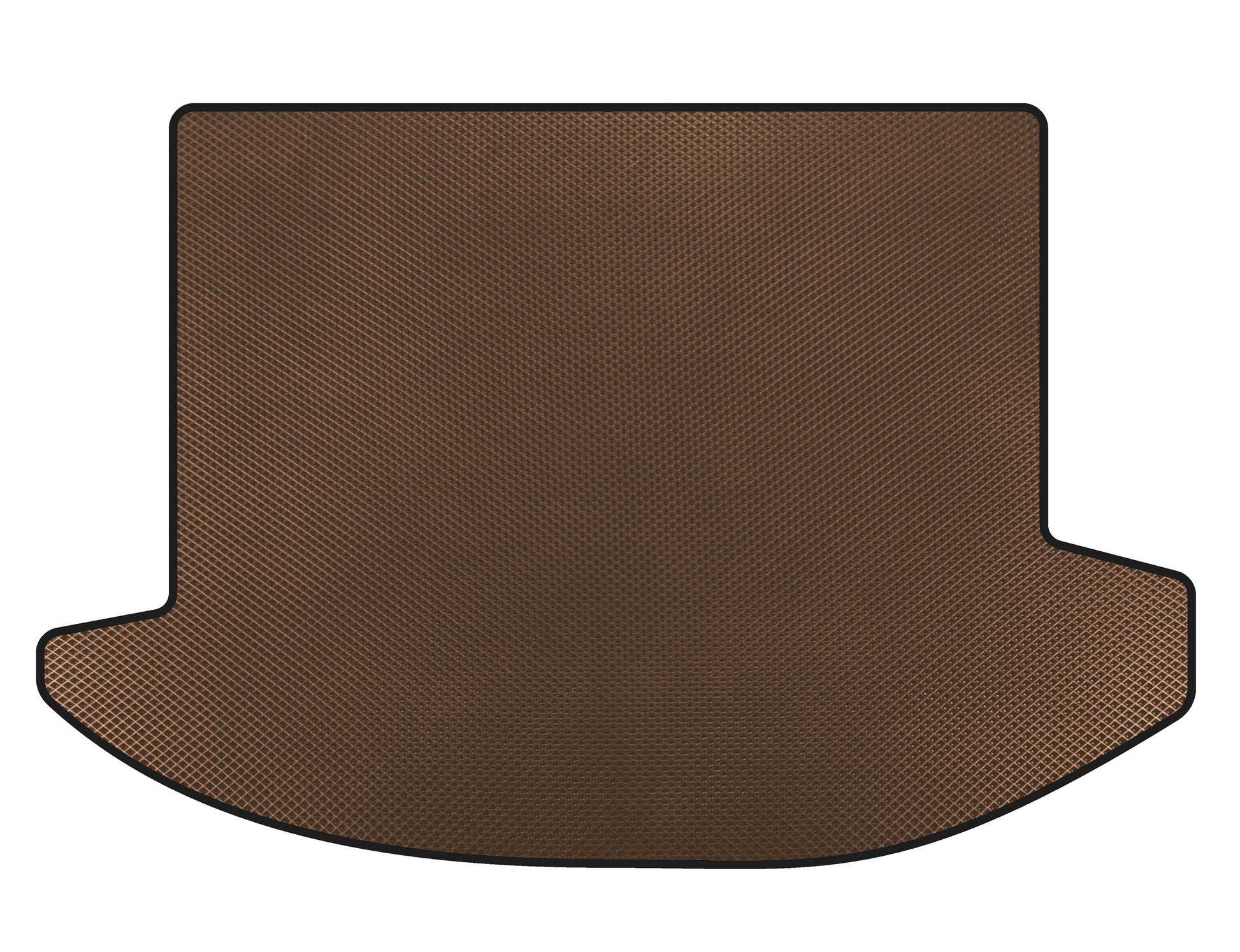 EVA Trunk Mat (2006-2012, 2 Rows, 7-Seater, Brown) for Kia Carens 1999-2012 - image 1