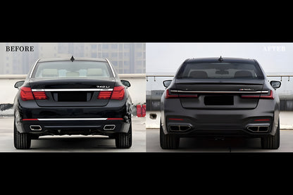 Facelift Kit to G12 M760 (with trunk lid and rear fender replacement) for BMW 7 Series F01/F02 2008-2015 - image 131