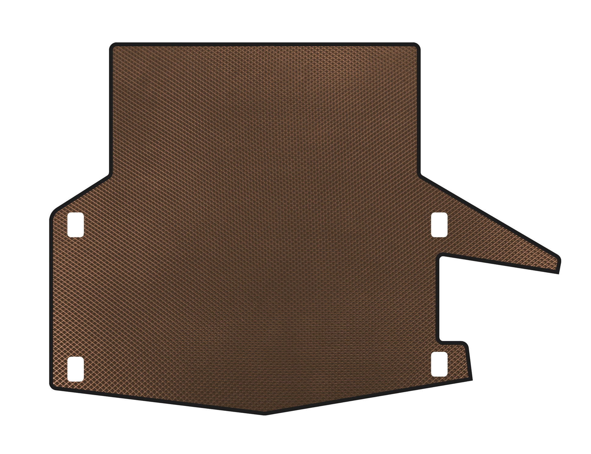 EVA Trunk Mat (SD, 2WD, Brown) for Lexus IS 2005-2013 - image 1