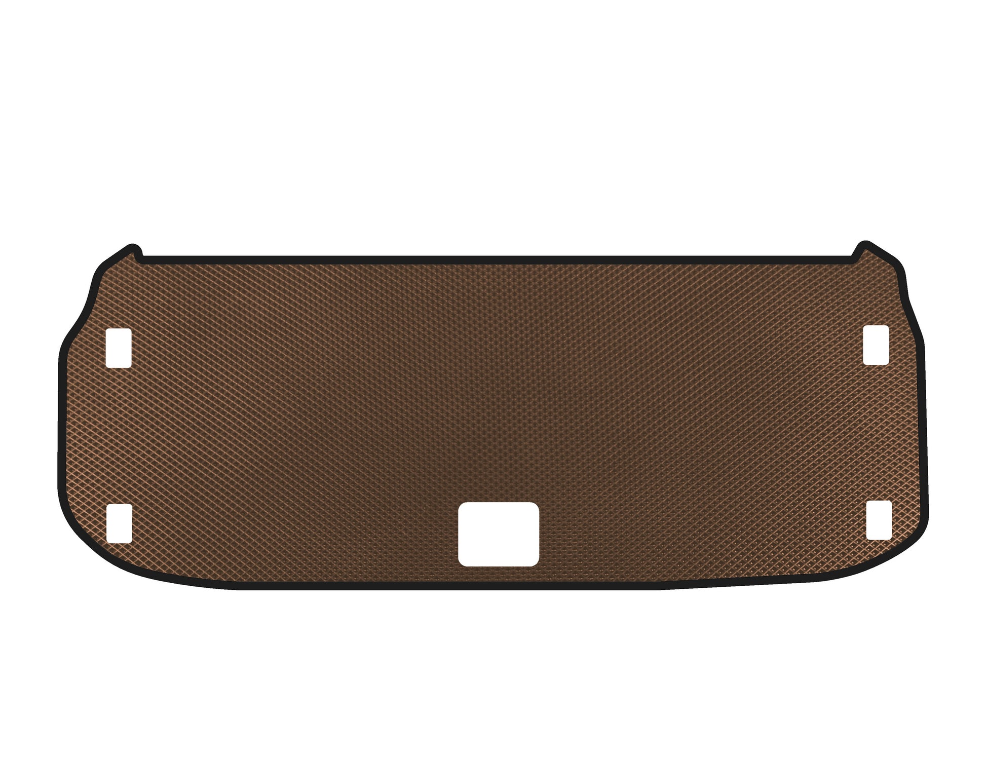 EVA Trunk Mat (up to 3rd Row, Brown) for Infiniti QX60 2016-2021 - image 1