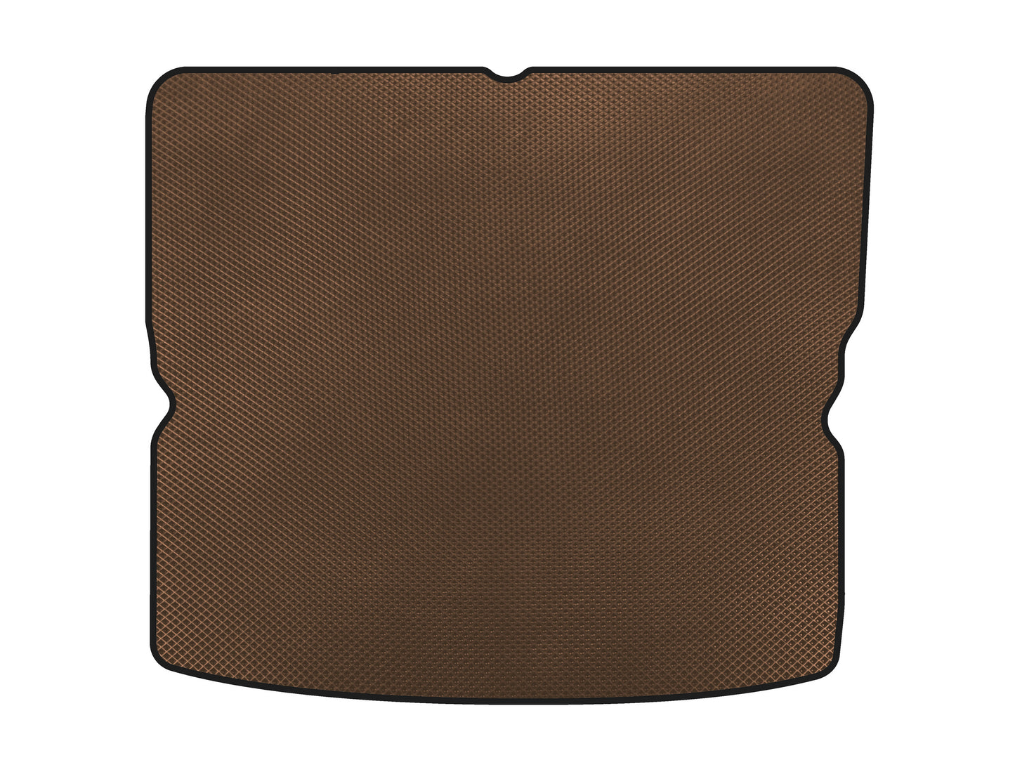 EVA trunk mat (with access to 3rd row, Brown) for Opel Zafira B 2005-2011 - image 1