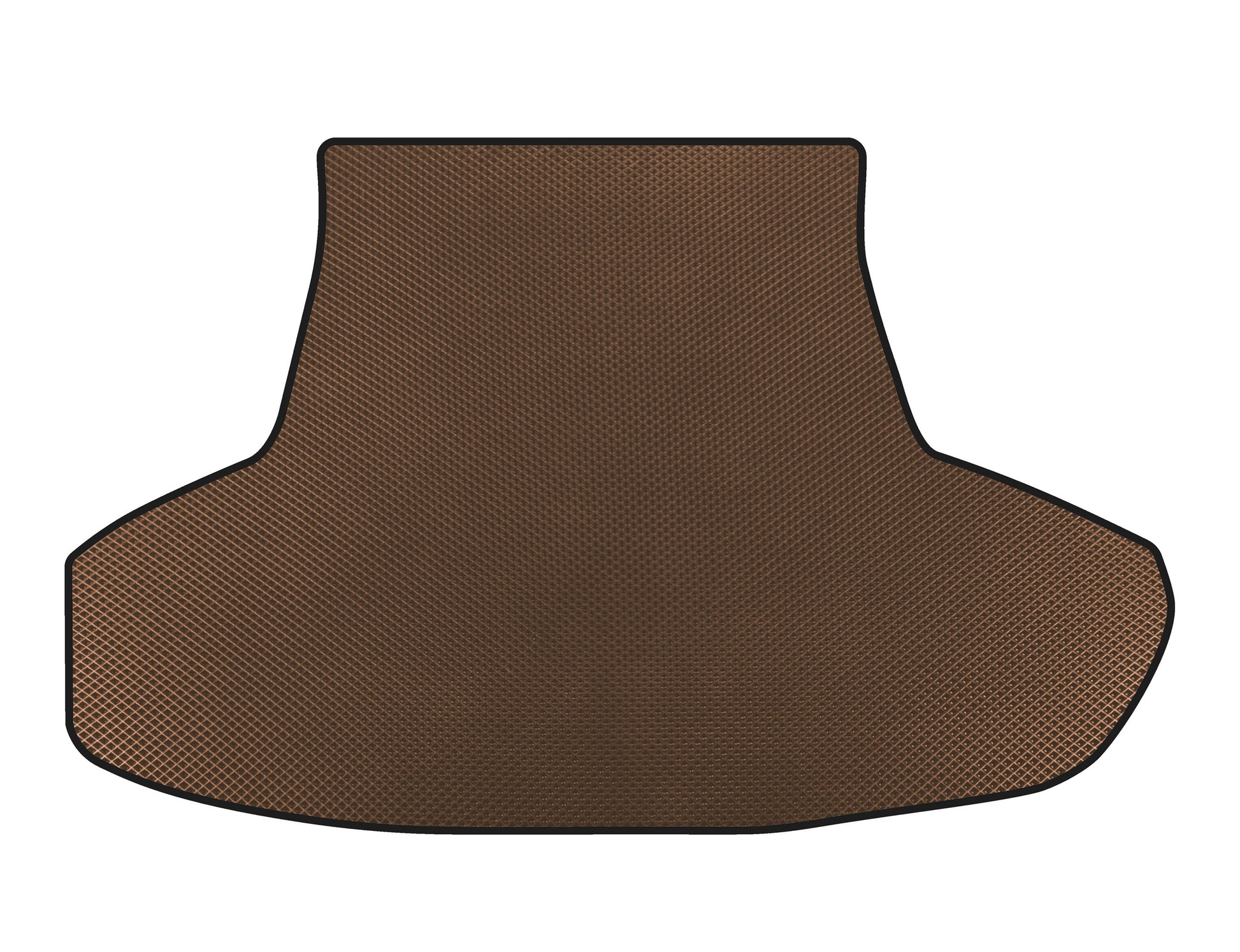 EVA Trunk Mat (without spare wheel and 2 batteries, SD, Brown) for Infiniti Q50/Q60 2013-2024 - image 1