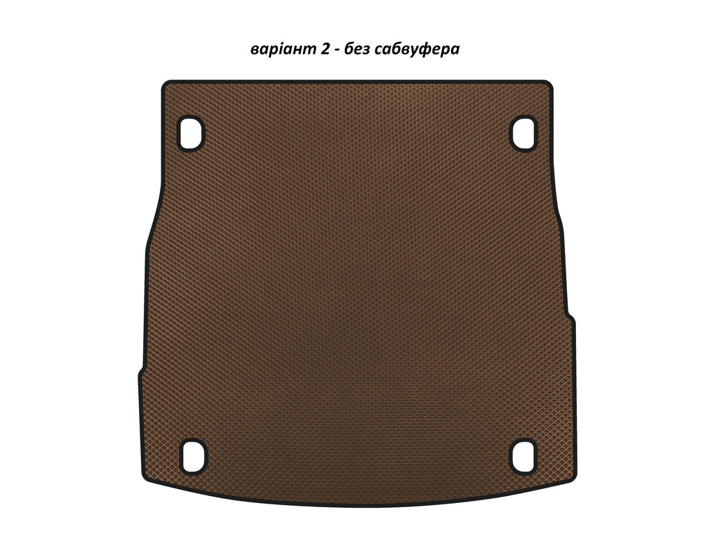 EVA V-2 trunk mat (without subwoofer, Brown) for Alfa Romeo Stelvio - image 1