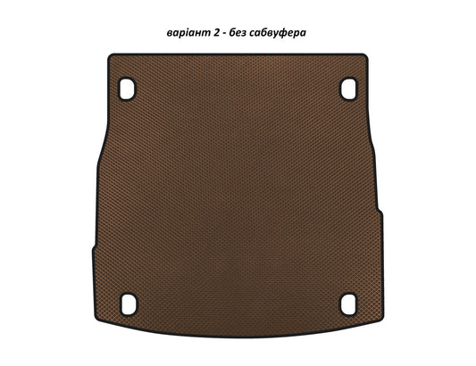 EVA V-2 trunk mat (without subwoofer, Brown) for Alfa Romeo Stelvio - image 1