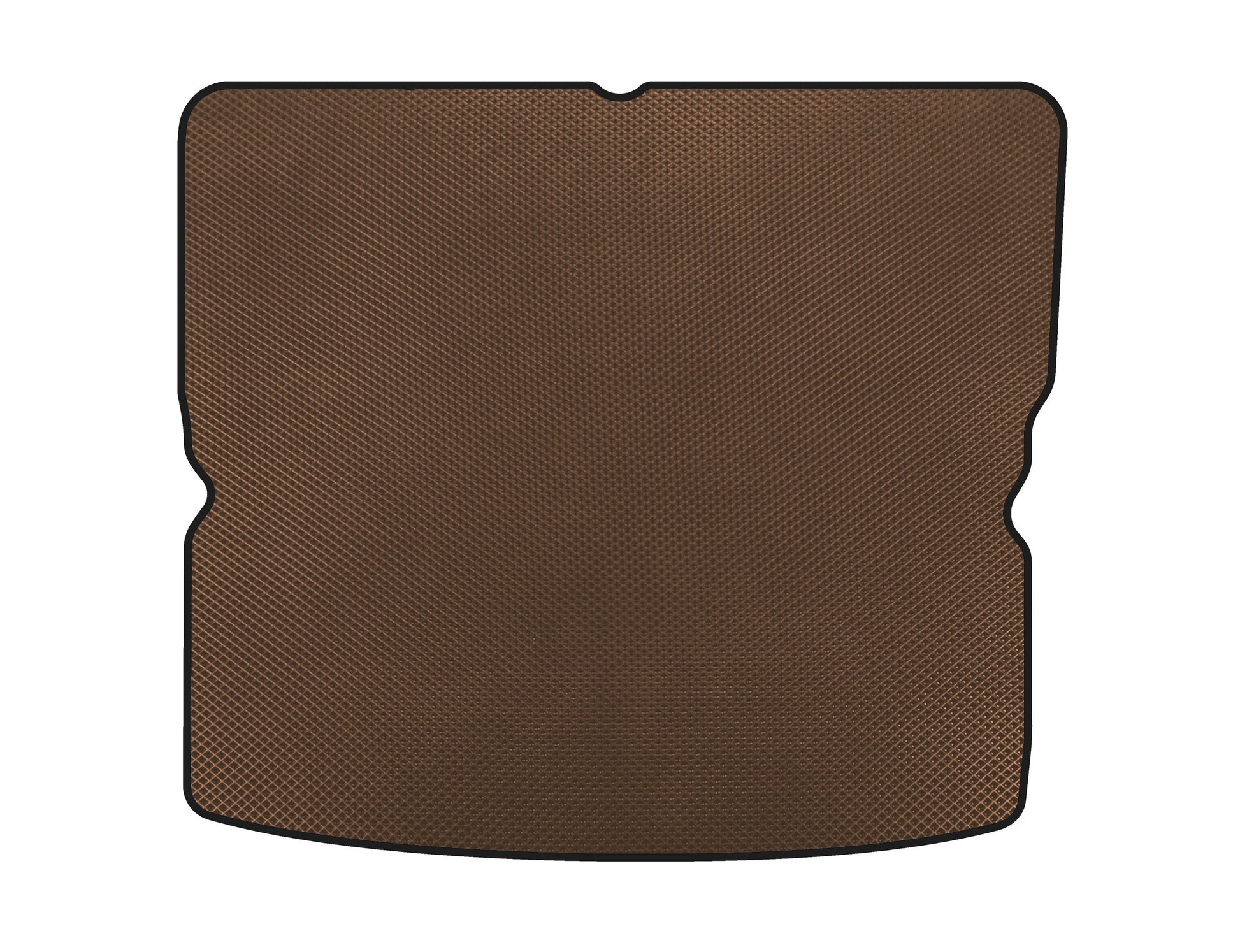 EVA Trunk Mat with Coverage for 3rd Row, Brown for Opel Zafira B 2005-2011 - image 1