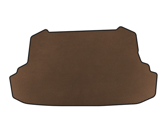 EVA trunk mat (with cutout for gas bottle, SD, Brown) for BYD F3 2013-2015 - image 1