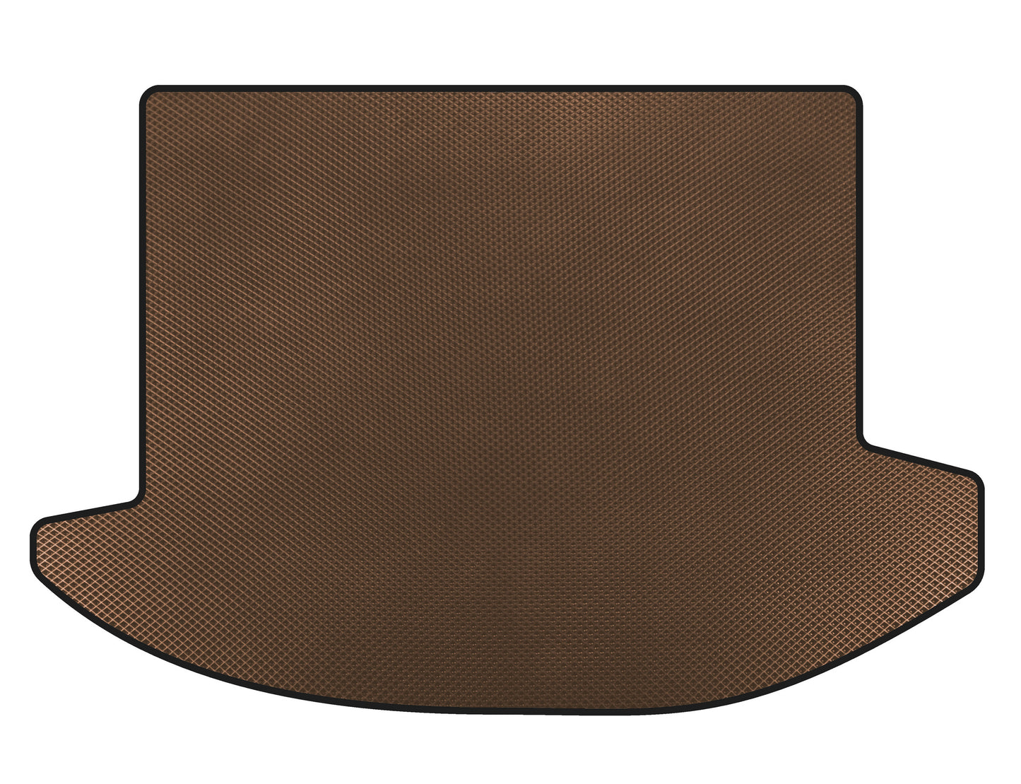 EVA Trunk Mat (2006-2012, 2 Rows, 7-Seater, Brown) for Kia Carens 1999-2012 - image 1