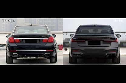 Facelift Kit to G12 M760 (with trunk lid and rear fender replacement) for BMW 7 Series F01/F02 2008-2015 - image 131