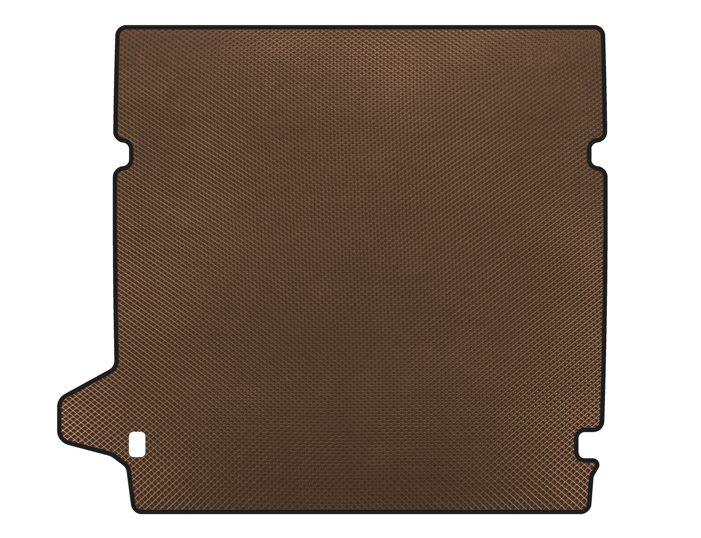 EVA trunk mat (up to 2nd row, Brown) for Nissan Pathfinder R51 2005-2014 - image 1