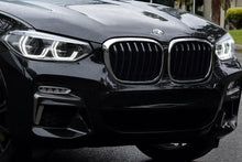 Kidney Grilles 1 Bar (2018-2021, Gloss Black with Chrome Trim) for BMW X3 G01 2018- - image 1