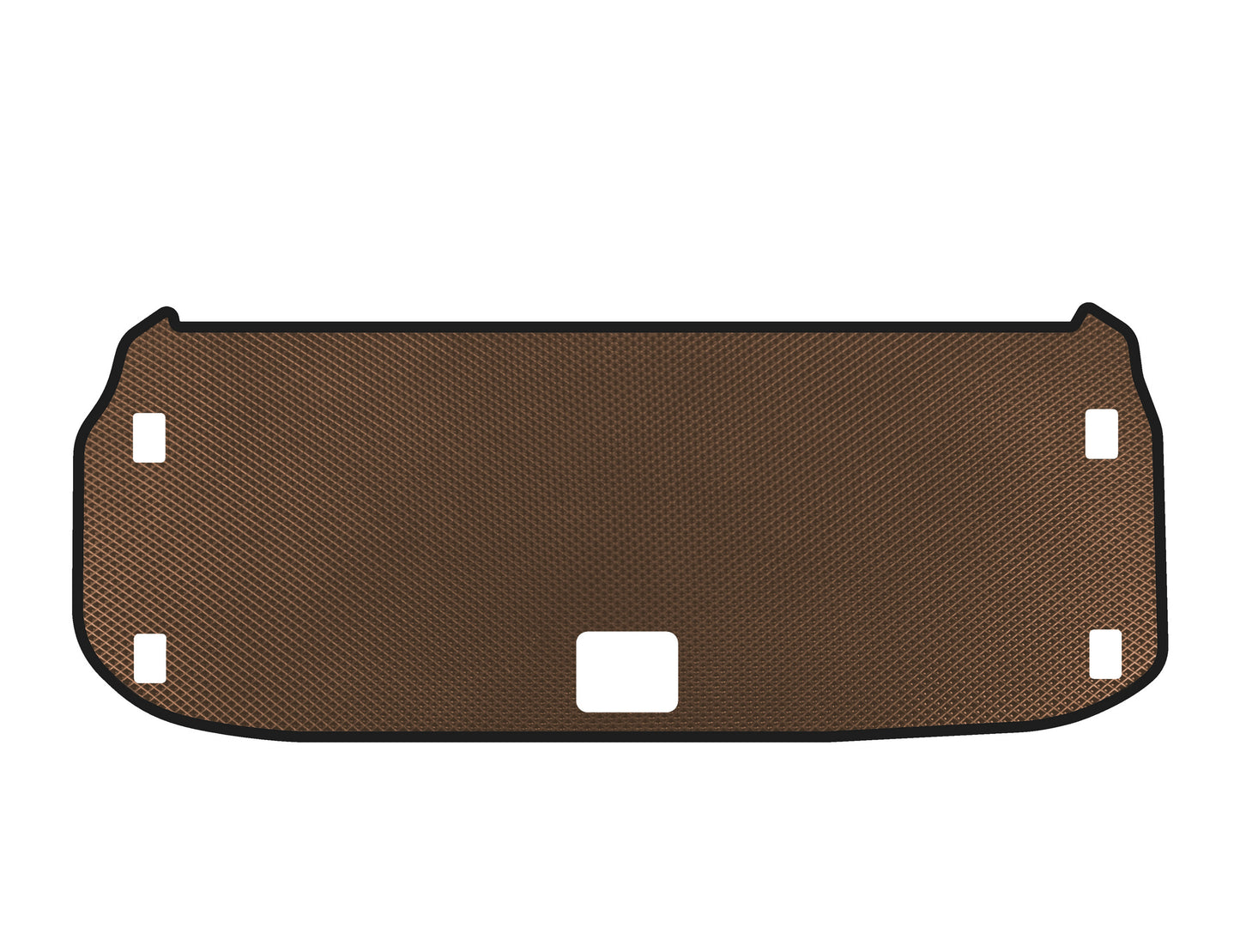 EVA Trunk Mat (up to 3rd Row, Brown) for Infiniti QX60 2016-2021 - image 1