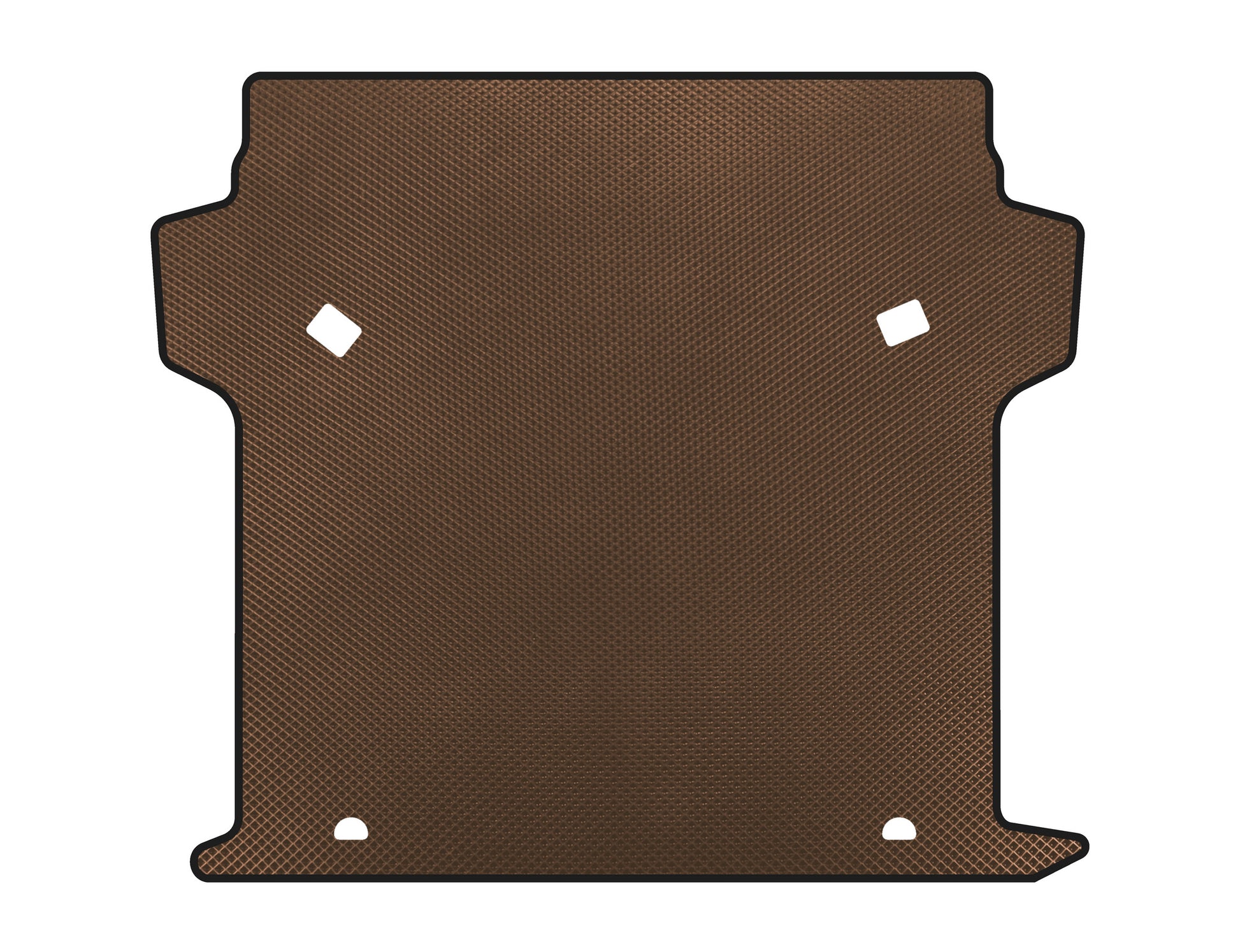 Trunk mat (Brown) for Fiat Doblo II 2010-2022 - image 1