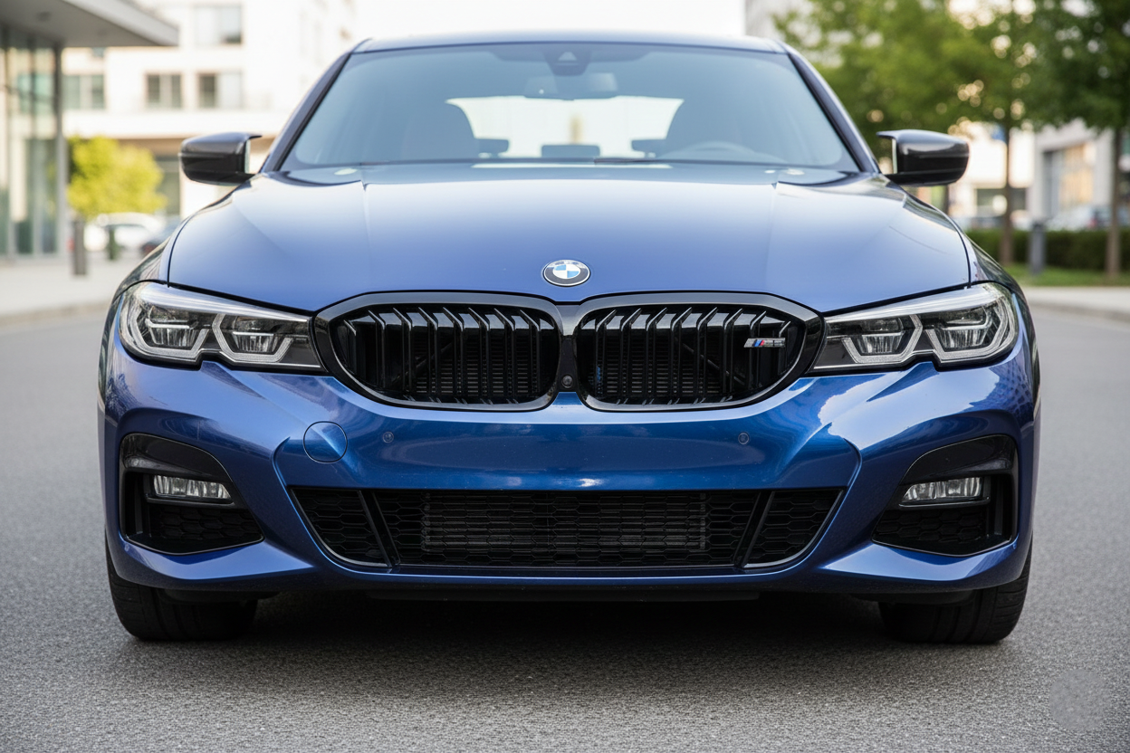 M-Look V1 Kidney Grilles (2018-2022, Gloss Black) for BMW 3 Series G20/G21 2018- - image 1