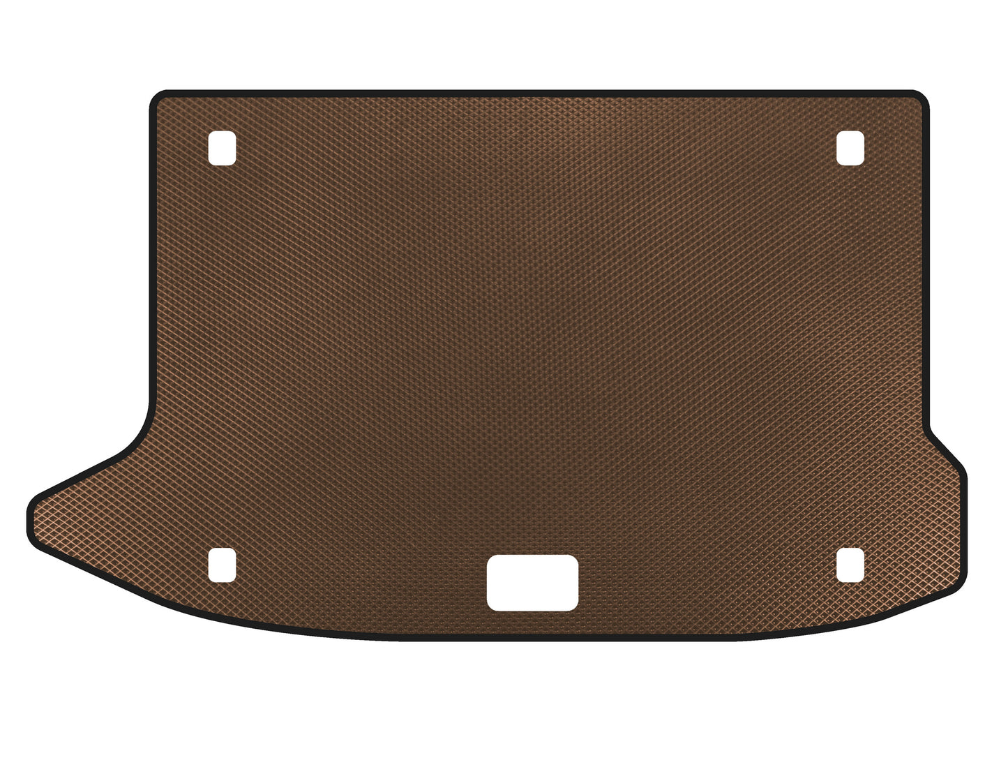 Mat in the trunk EVA (Electro, Brown) for Hyundai Kona 2017-2023 - image 1