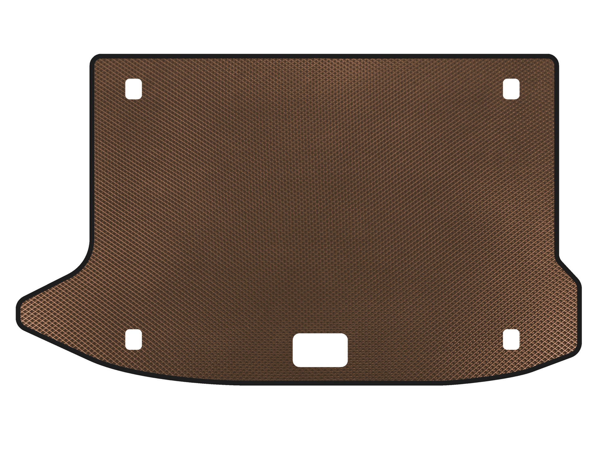 Mat in the trunk EVA (Electro, Brown) for Hyundai Kona 2017-2023 - image 1