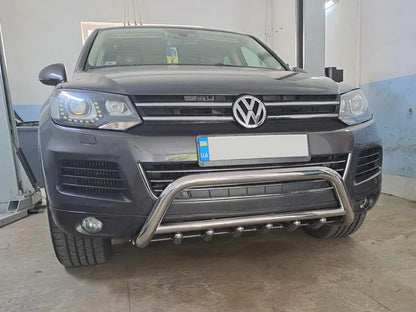 Bull Bar WT003 (Stainless Steel) for Volkswagen Touareg 2010-2018 - image 1