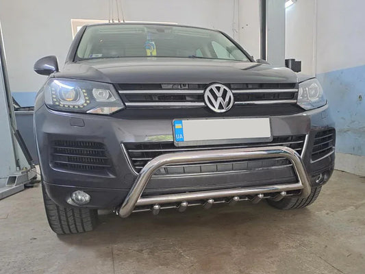 Bull Bar WT003 (Stainless Steel) for Volkswagen Touareg 2010-2018 - image 1