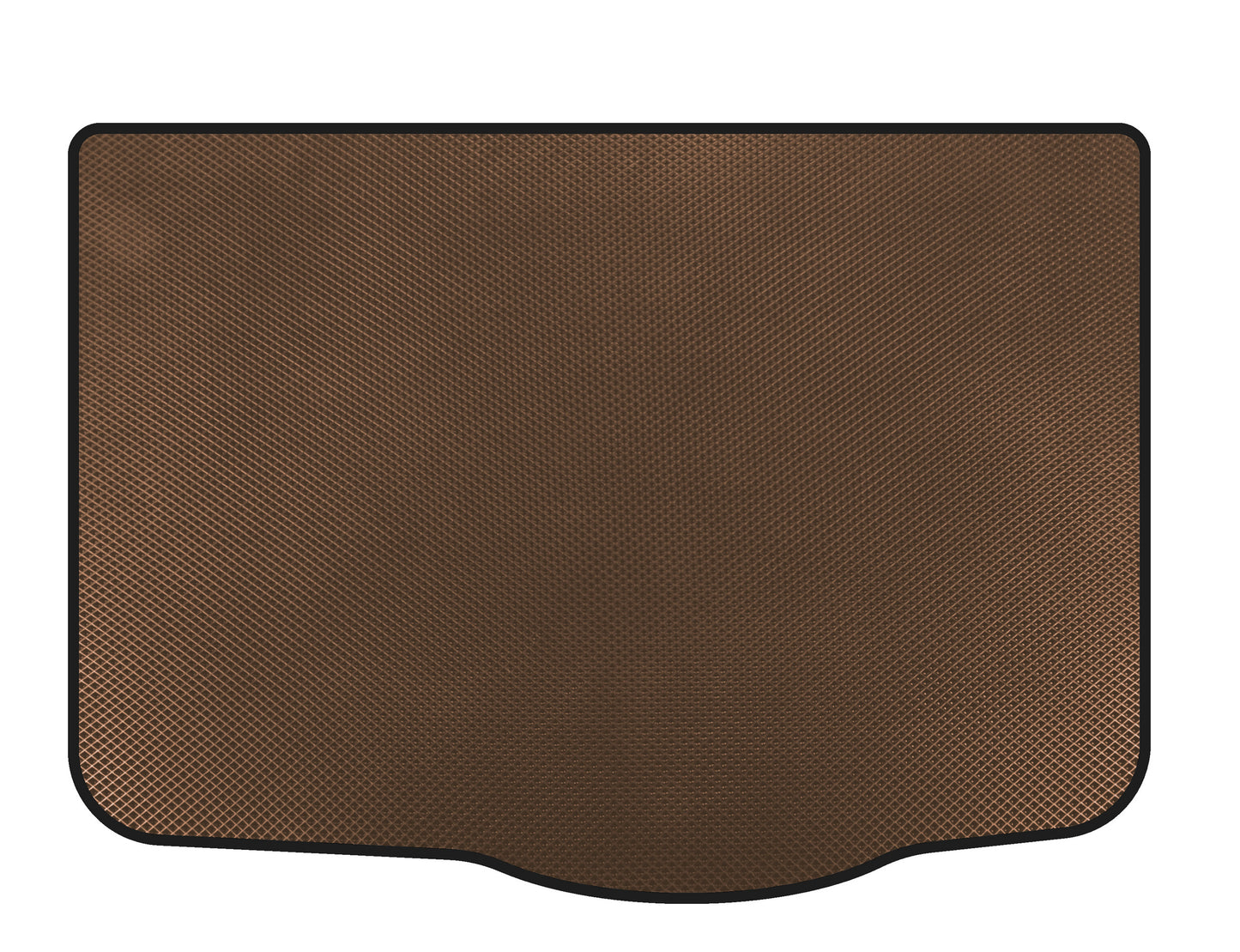 EVA trunk mat (2011-2018, HB, 3-door, Brown) for Fiat Punto Grande/EVO 2006-2018 - image 1