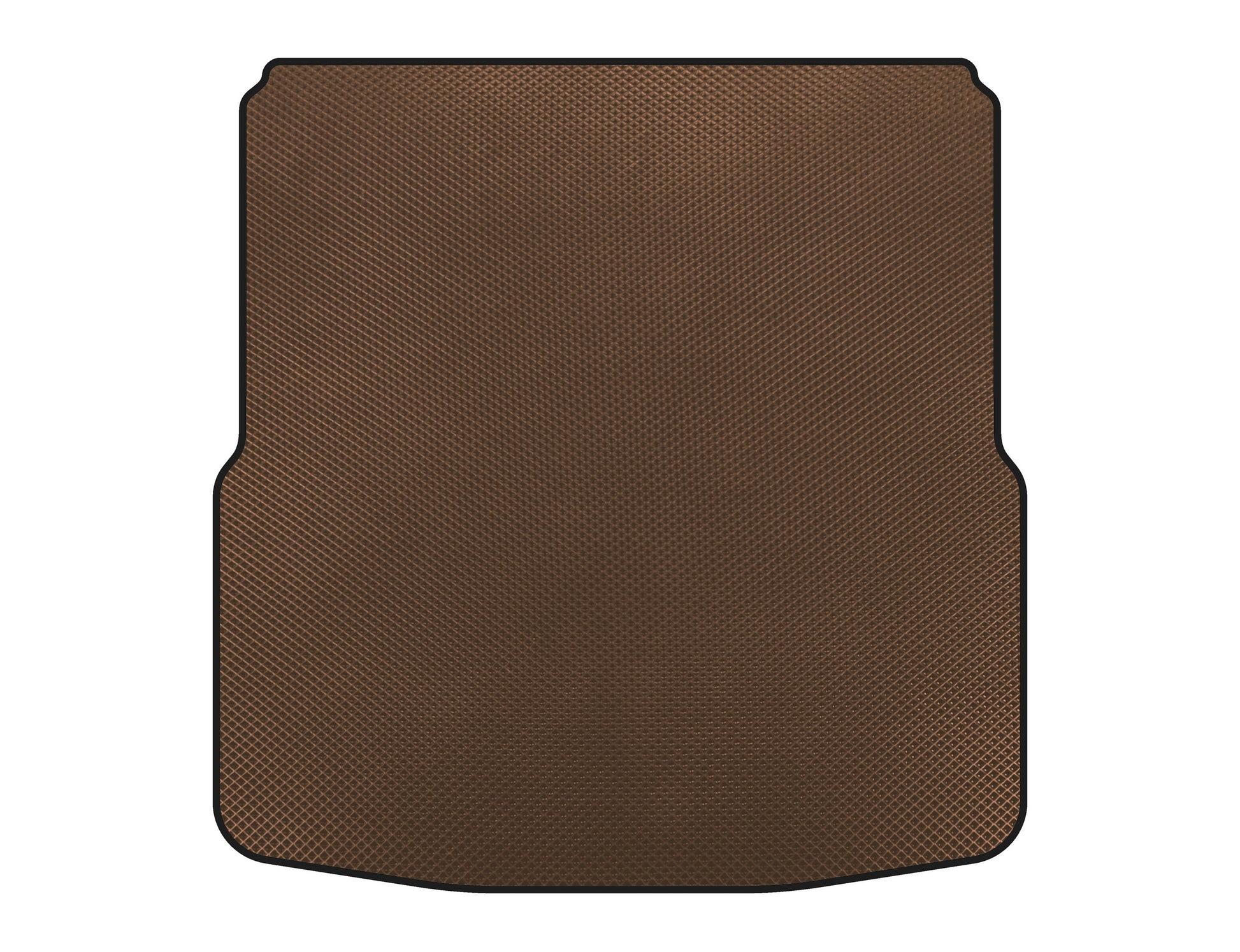 Trunk mat (double floor, SW, Brown) for Skoda Superb 2009-2015 - image 1