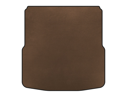 Trunk mat (double floor, SW, Brown) for Skoda Superb 2009-2015 - image 1