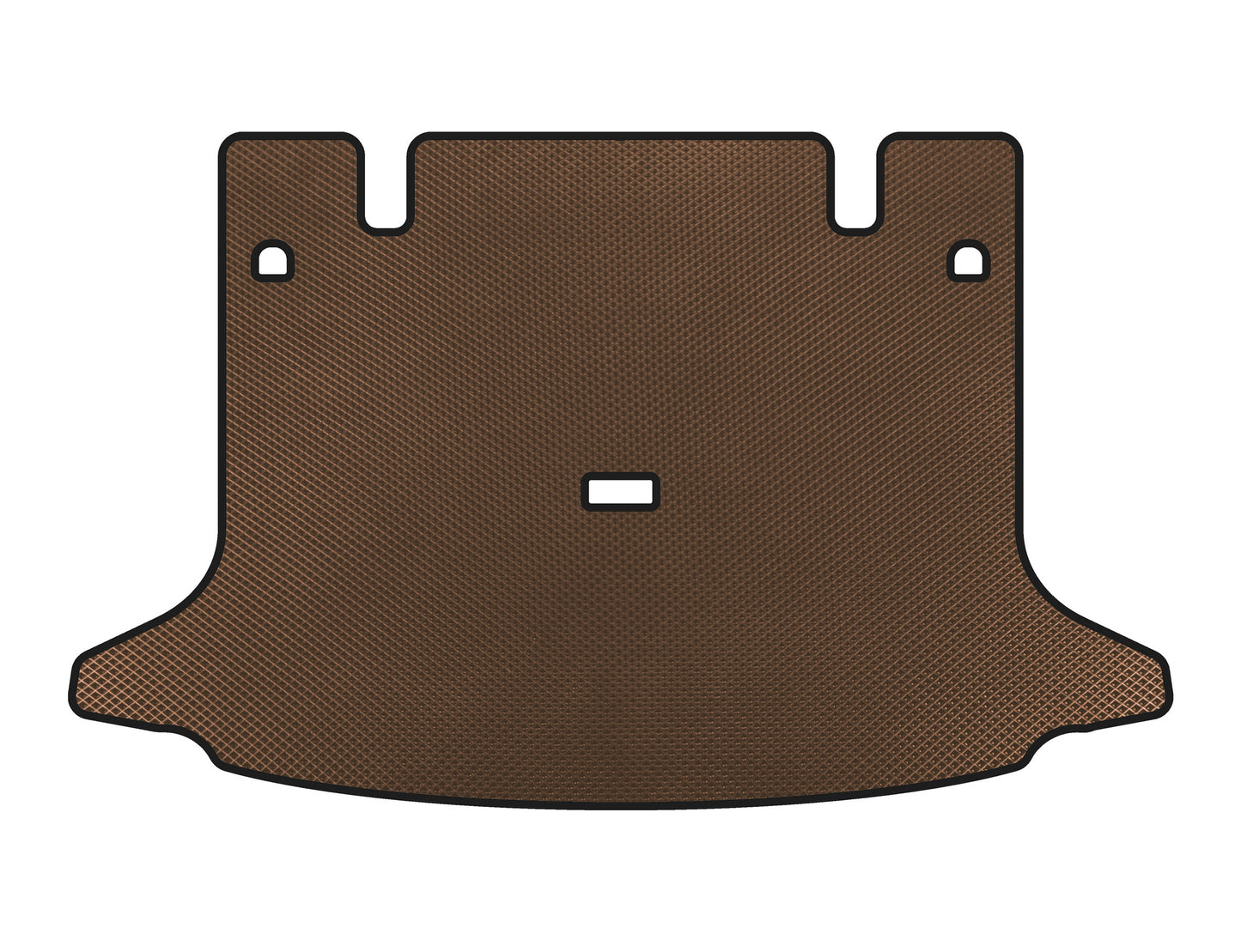 Trunk mat (SW, 7-seater, Brown) for Dacia Logan I 2005-2008 - image 1