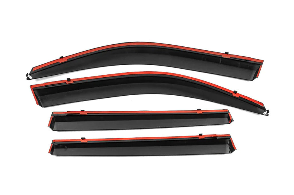 Chrome Window Deflectors Niken Luxury (4 pcs) for Toyota Land Cruiser Prado 150 2009-2023 - image 4