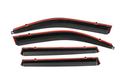 Chrome Window Deflectors Niken Luxury (4 pcs) for Toyota Land Cruiser Prado 150 2009-2023 - image 4