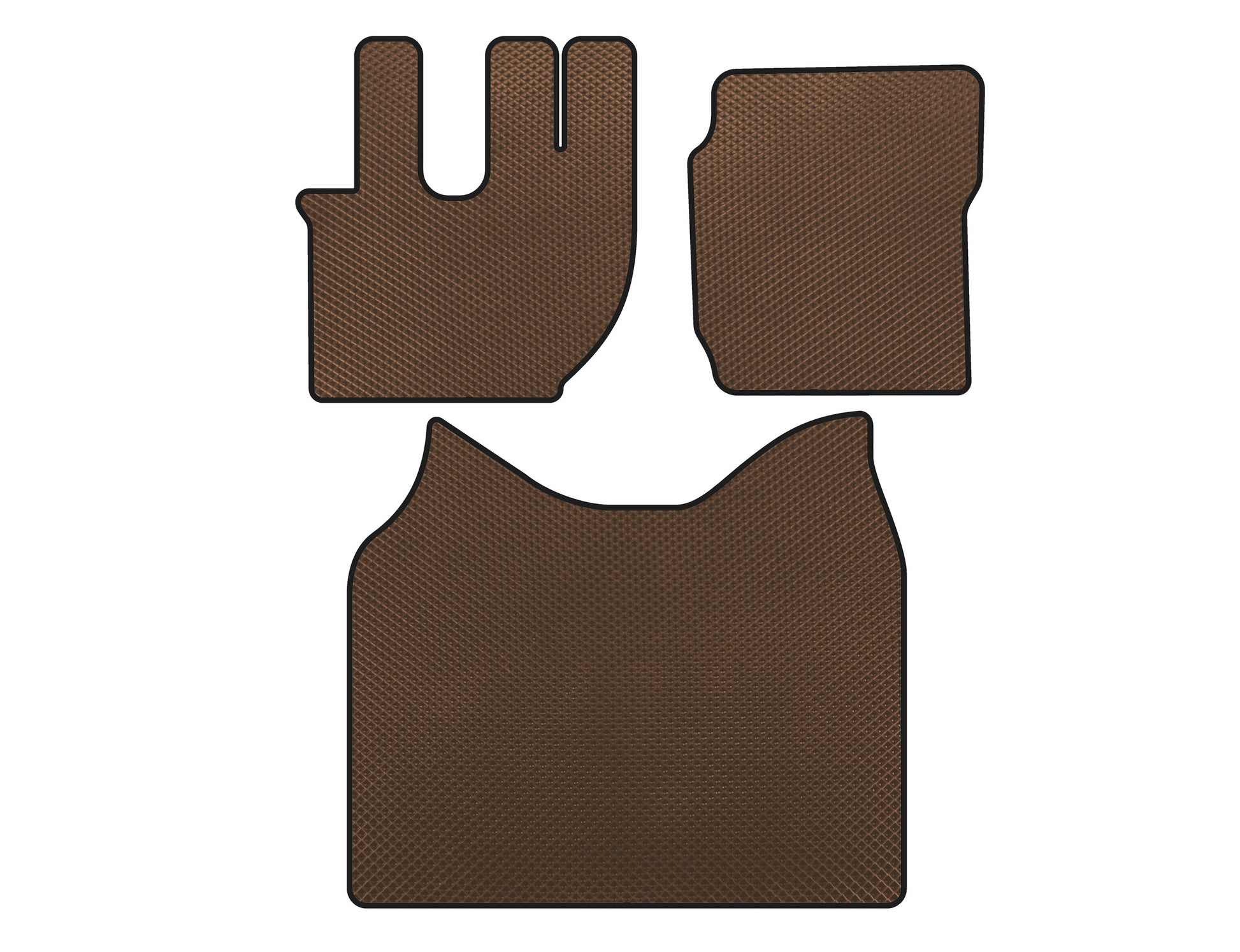 EVA Floor Mats (2008-2012, Brown) for Volvo FH 1993-2012 - image 1