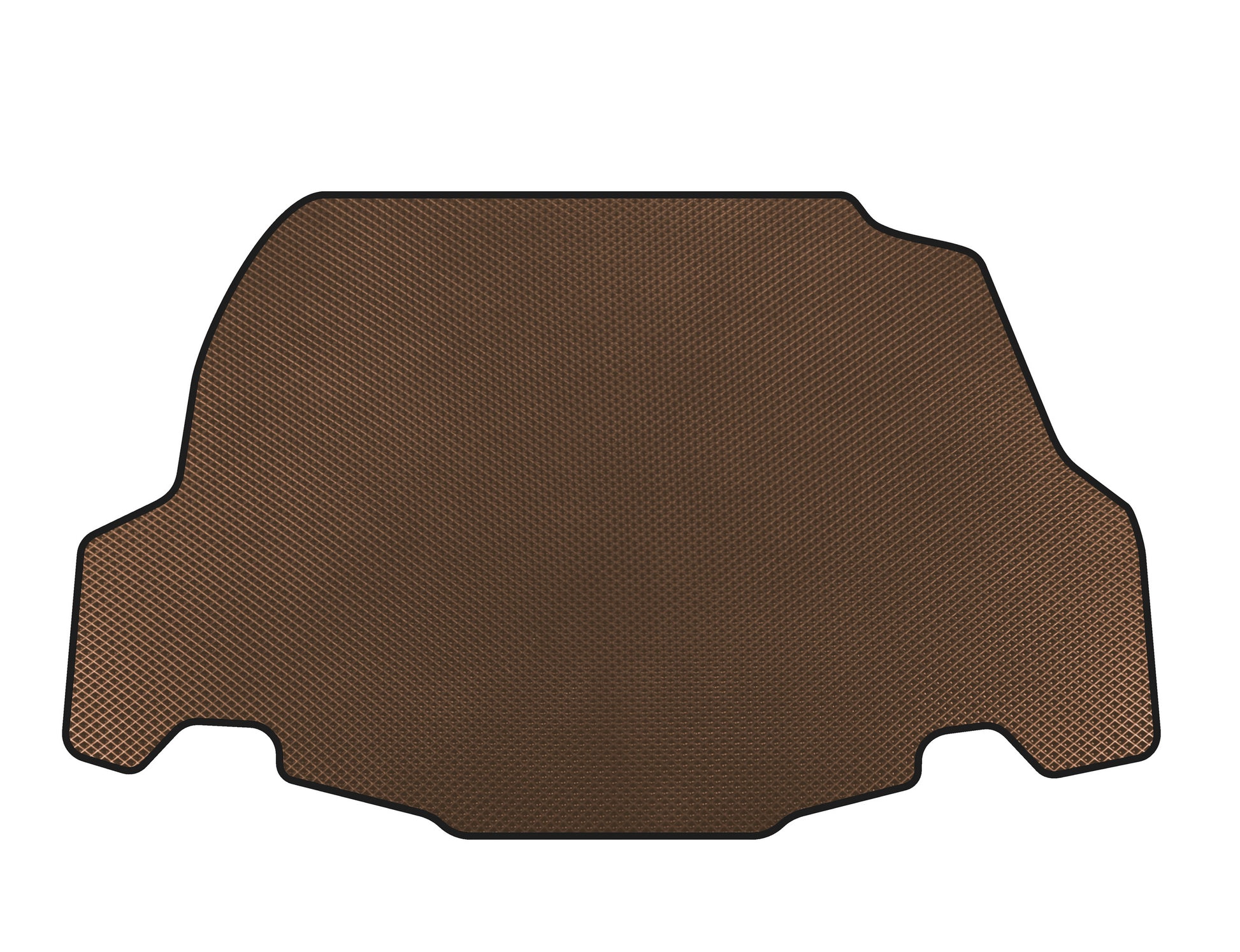 EVA Trunk Mat (2009-2014, GT, Convertible, Brown) for Ford Mustang 2005-2014 - image 1
