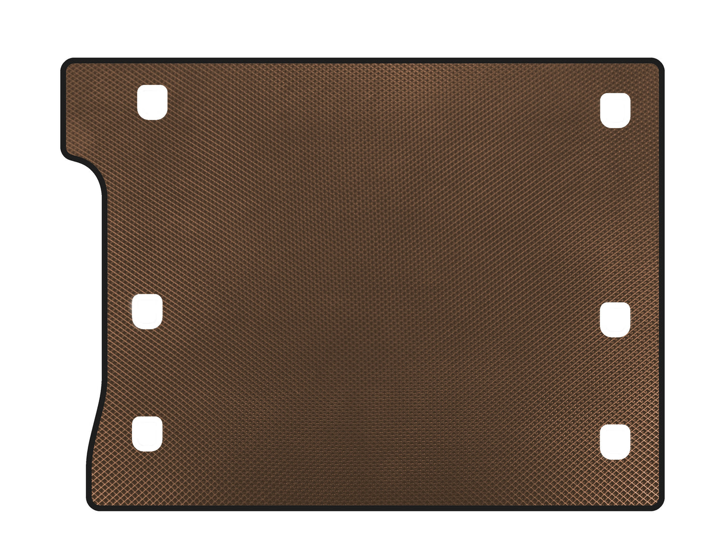 EVA trunk mat (Rubicon Unlimited/5-door, Brown) for Jeep Wrangler 2018↗ - image 1