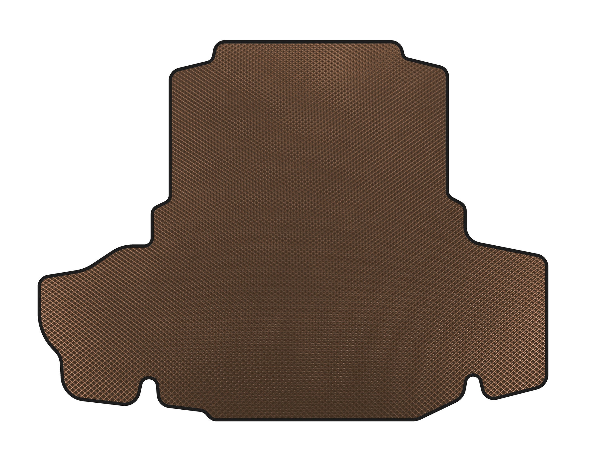 EVA trunk mat (2011-2015, SD, Not all-wheel drive, Brown) for Lexus GS 2011-2020 - image 1