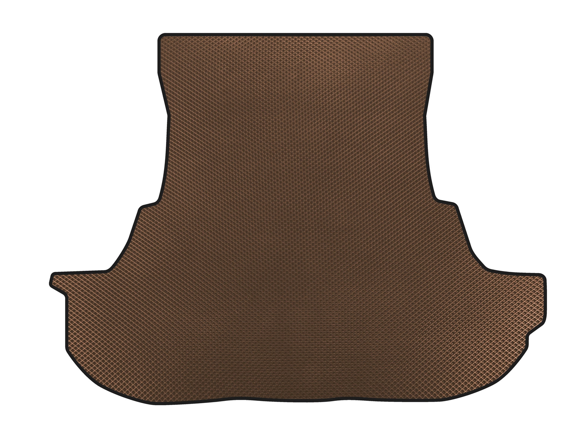 EVA Trunk Mat (Coupe, Brown) for Dodge Challenger 2008-2023 - image 1