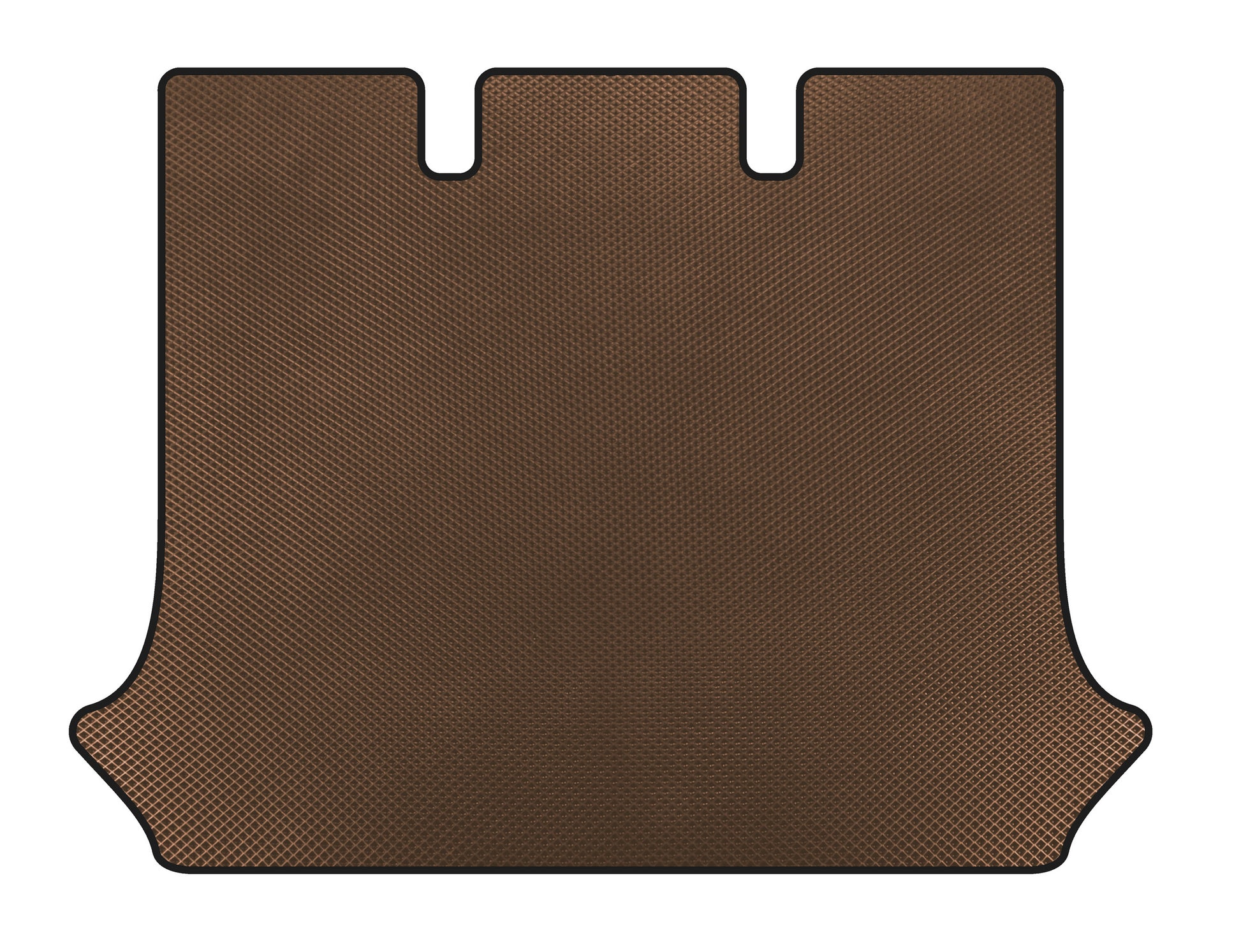 EVA Trunk Mat (Brown) for Fiat Doblo I 2001-2005 - image 1