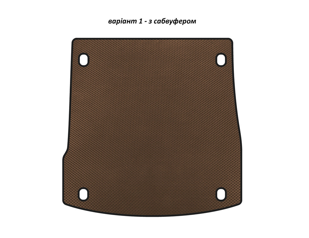 EVA Trunk Mat V-1 (with Subwoofer, Brown) for Alfa Romeo Stelvio 2016- - image 1