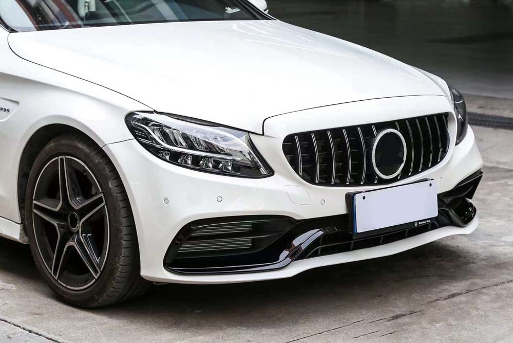 Front bumper assembly (AMG C63-design 2018-2021) for Mercedes C-сlass W205 2014-2021 - image 1