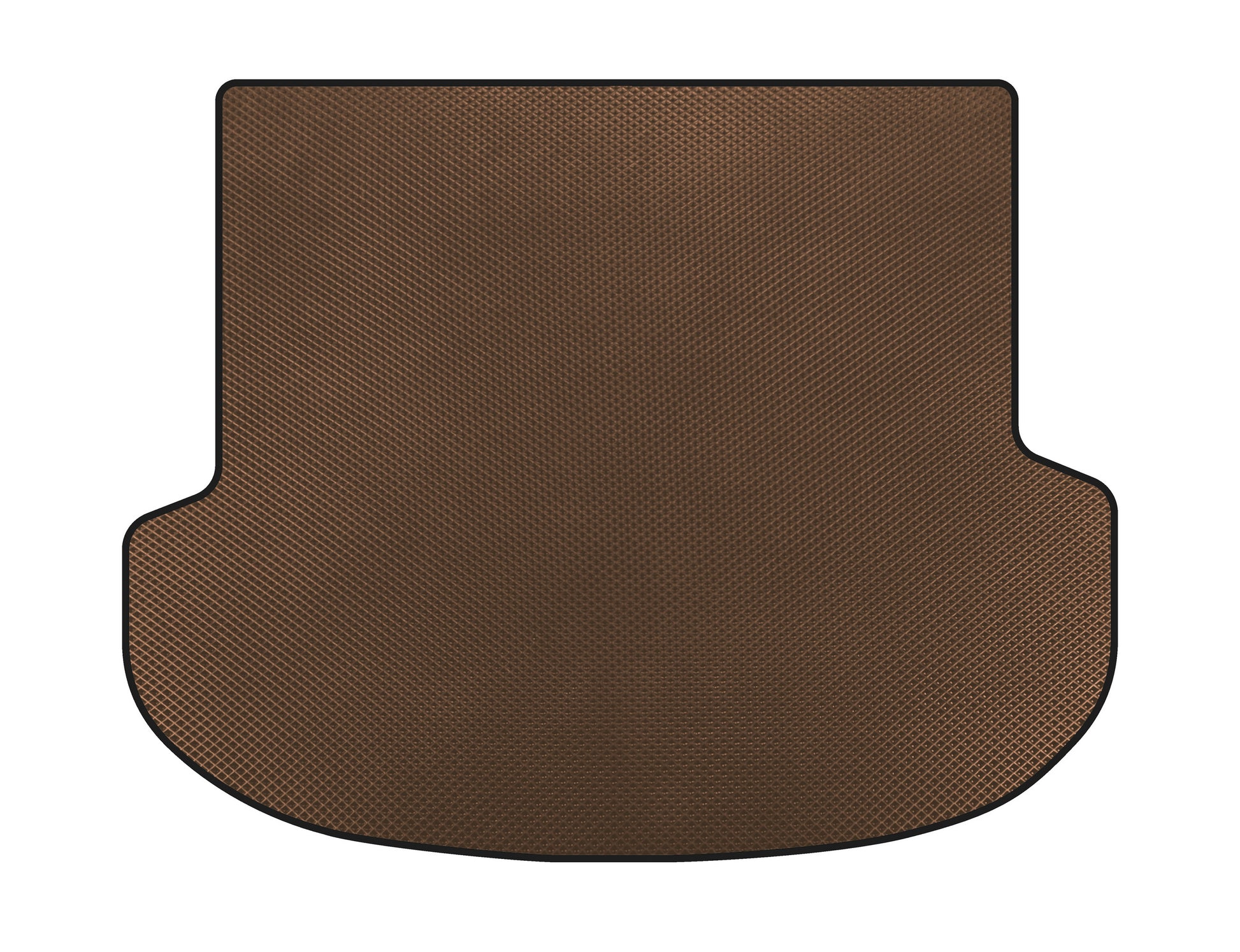 EVA trunk mat (2020-2023, Brown) for Hyundai Santa Fe 4 2018-2023 - image 1