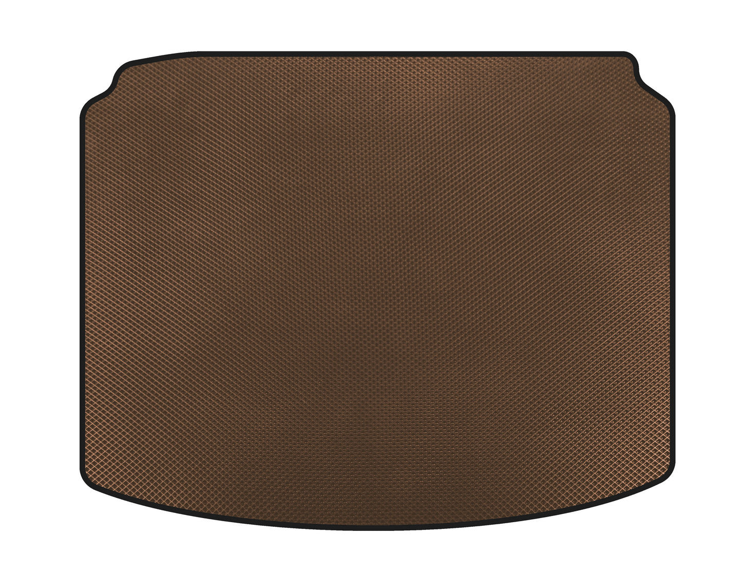 Trunk Mat (HB, 5-Door, Facelift, Brown) for Citroen C-4 2004-2010 - image 1