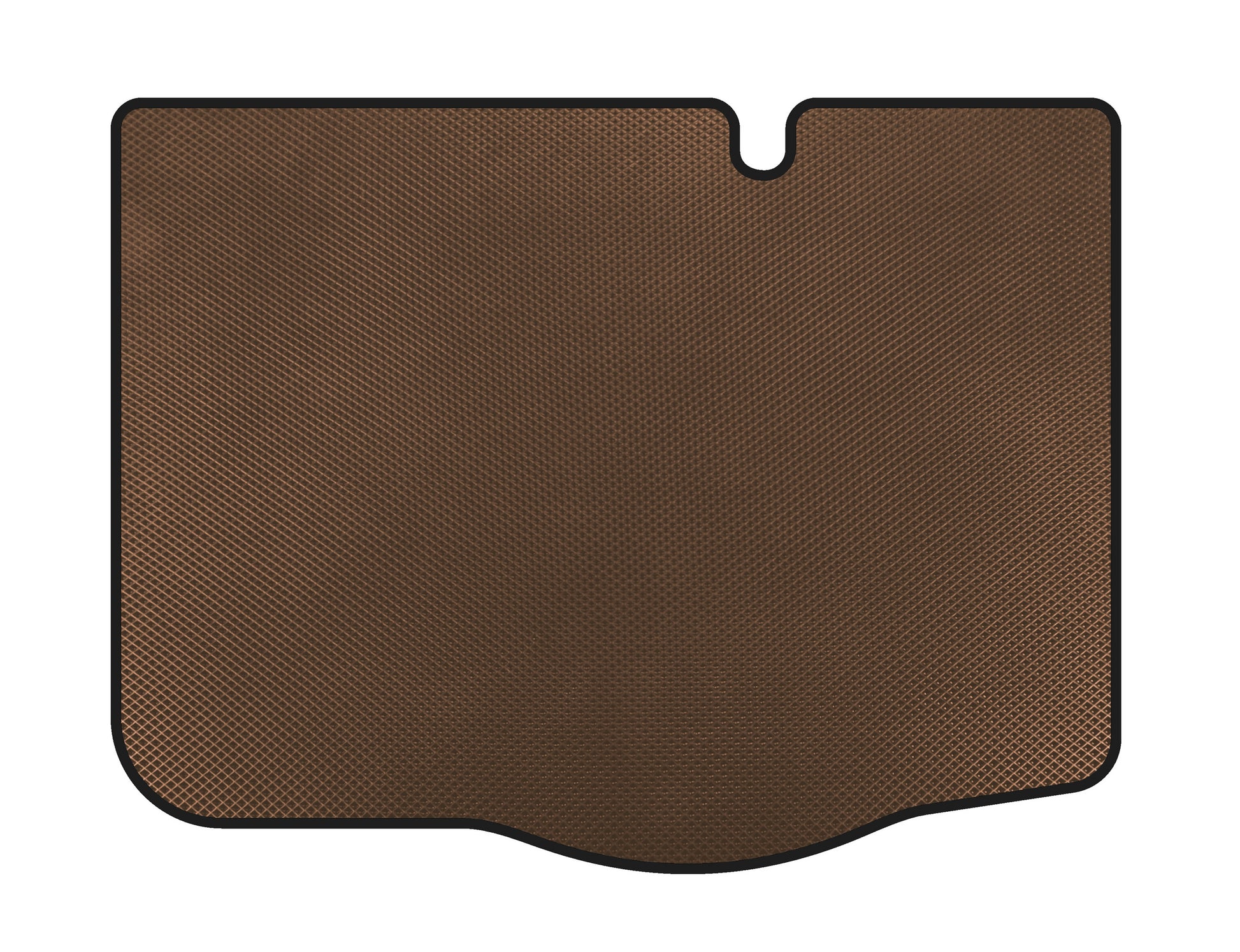 EVA trunk mat (HB, 5-door, Before restyling, Brown) for Fiat Punto Grande/EVO 2006-2018 - image 1