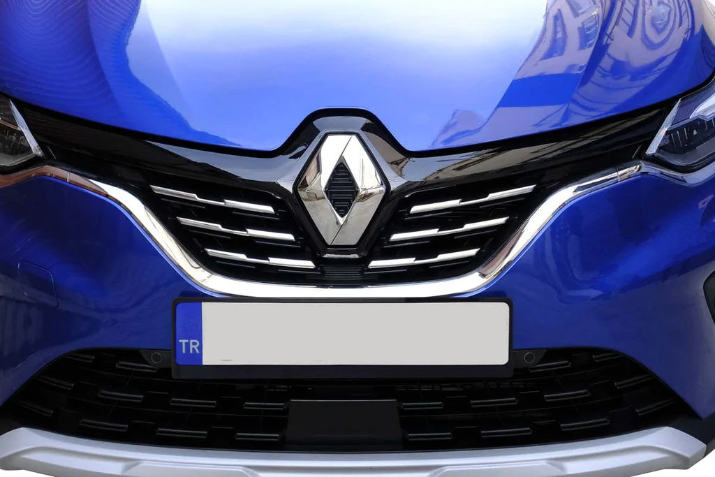 Chrome Grille Covers (6 pcs, Stainless Steel) for Renault Captur 2019- - image 4