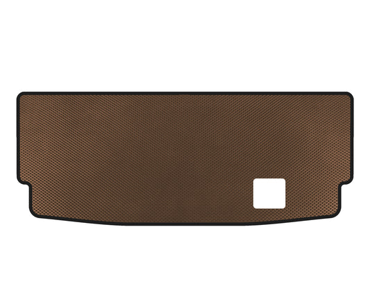 Trunk mat (7-seater with 3rd row folded, Brown) for Mercedes GL class X164 - image 1