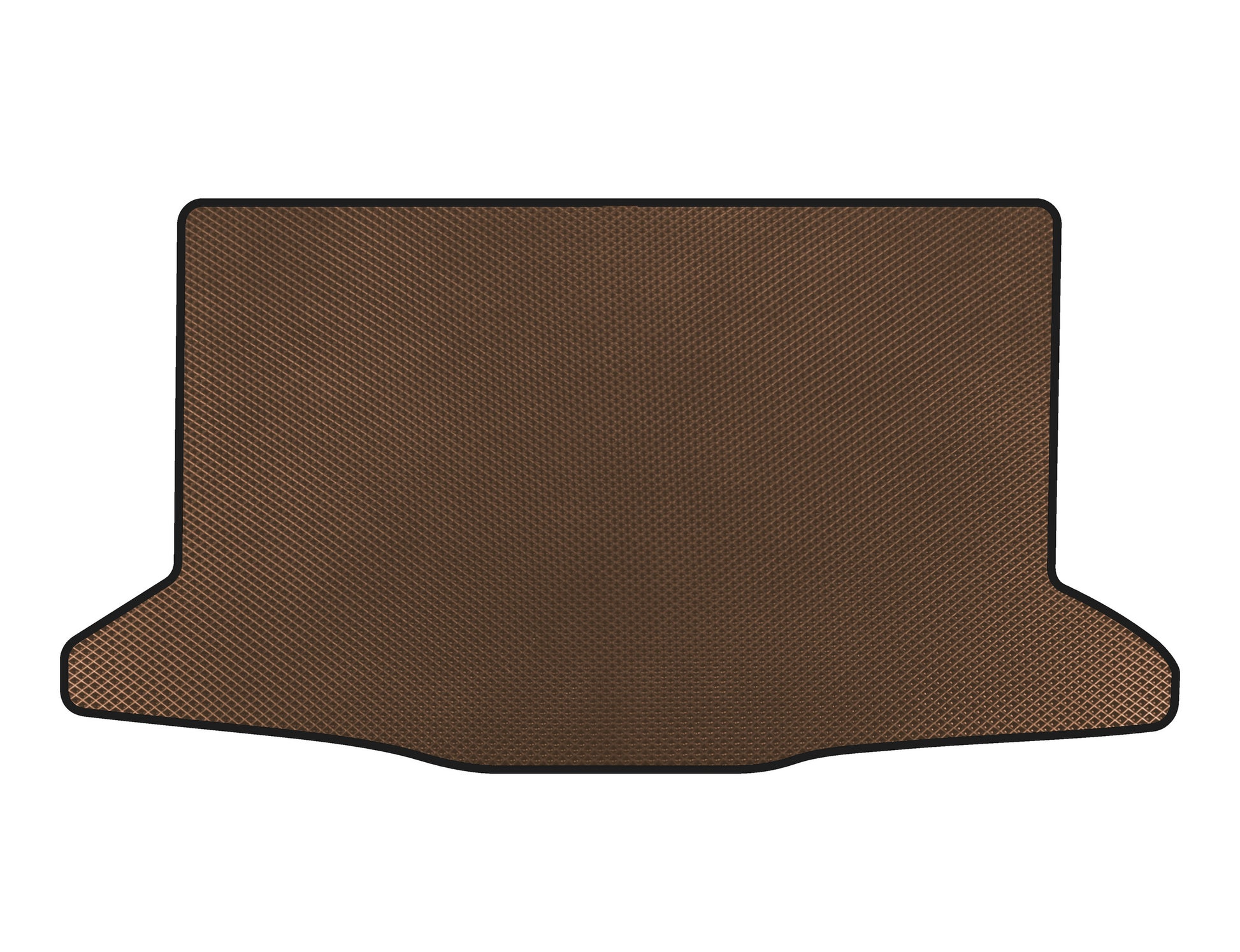 EVA trunk mat (HB, Brown) for Fiat Sedici 2006↗ - image 1