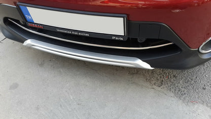 Front bumper protector stainless steel (2014-2017) for Nissan Qashqai 2014-2021 - image 4