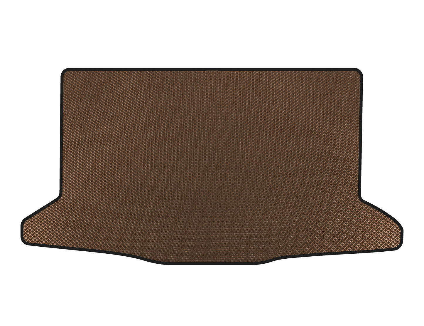 EVA Trunk Mat (HB, Brown) for Fiat Sedici 2006-2014 - image 1