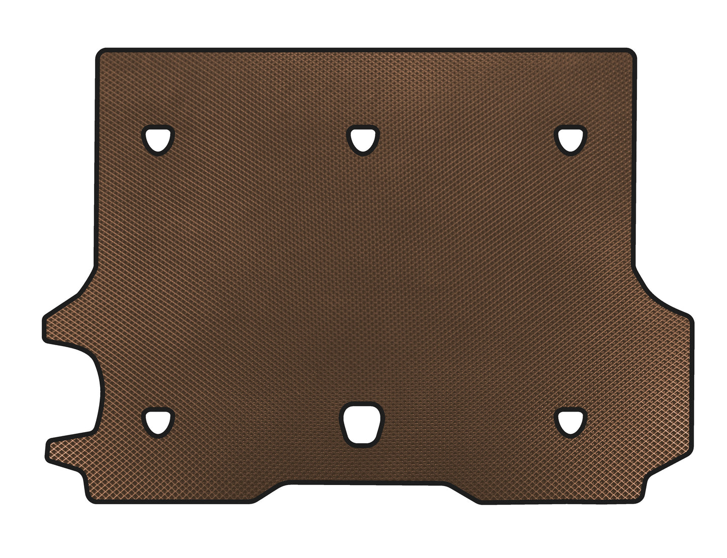 EVA Trunk Mat (Brown) for Chevrolet Trailblazer 2002-2012 - image 1