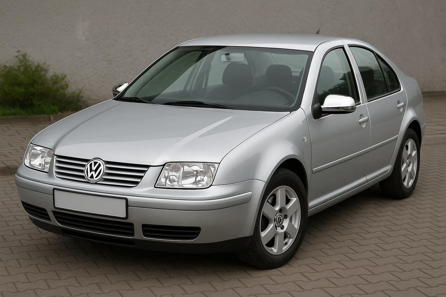 Mirror Covers (2 pcs, Chrome) for Volkswagen Bora 1998-2004 - image 1