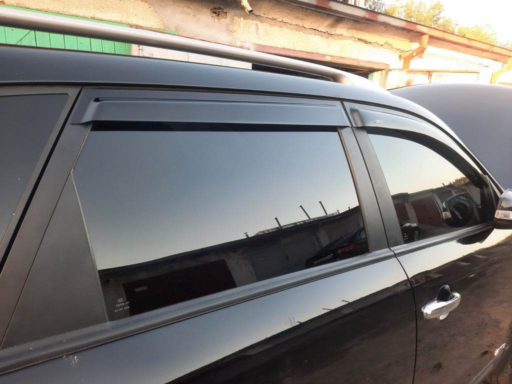 Deflectors (4-piece, HIC) for Kia Sorento II XM 2009-2014 - Reelken Auto