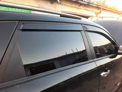 Deflectors (4-piece, HIC) for Kia Sorento II XM 2009-2014 - Reelken Auto